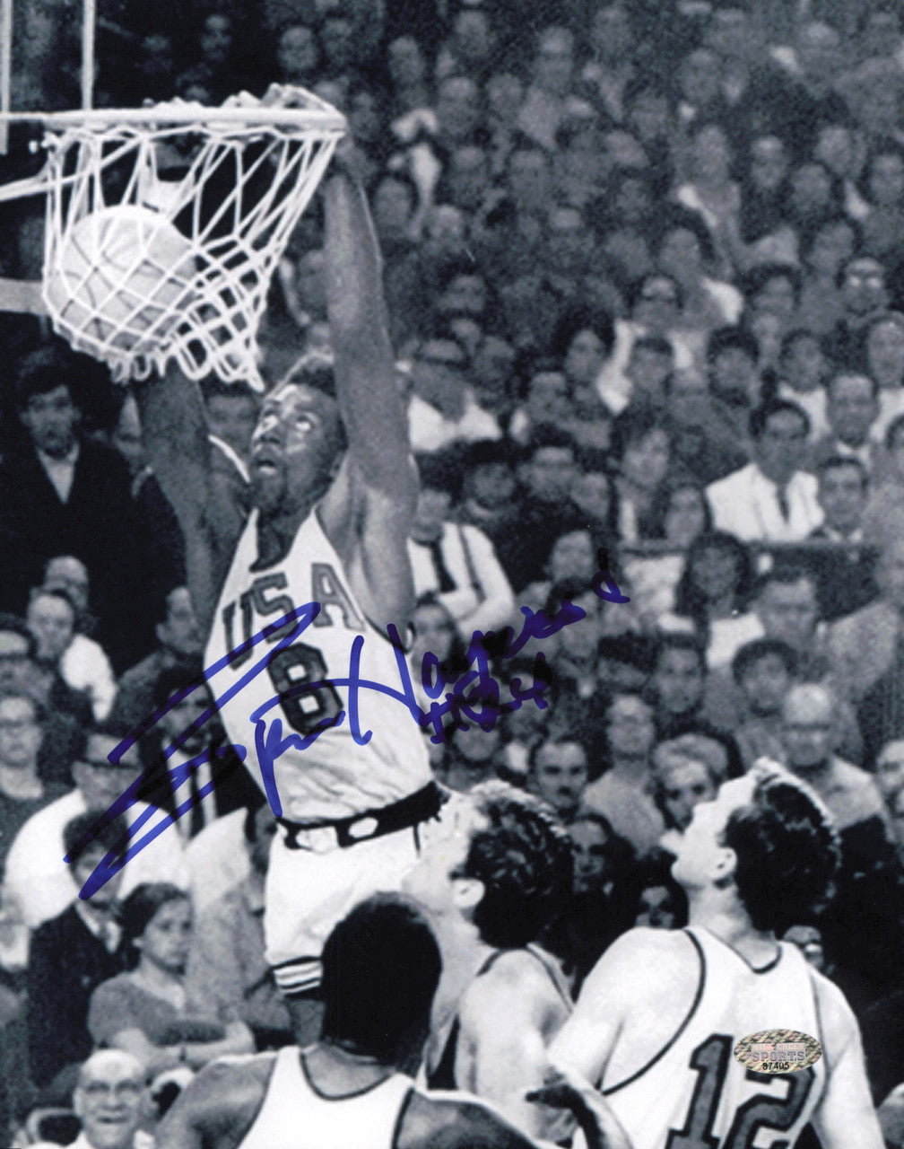 Spencer Haywood Autographed 8x10 Photo Team USA Men's National Basketball Team MCS Holo #87405
