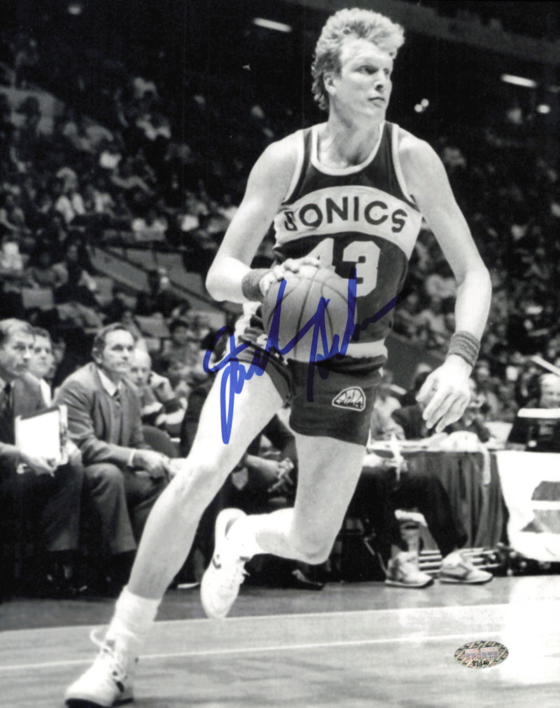 Jack Sikma Autographed 8x10 Photo Seattle Supersonics MCS Holo #87440