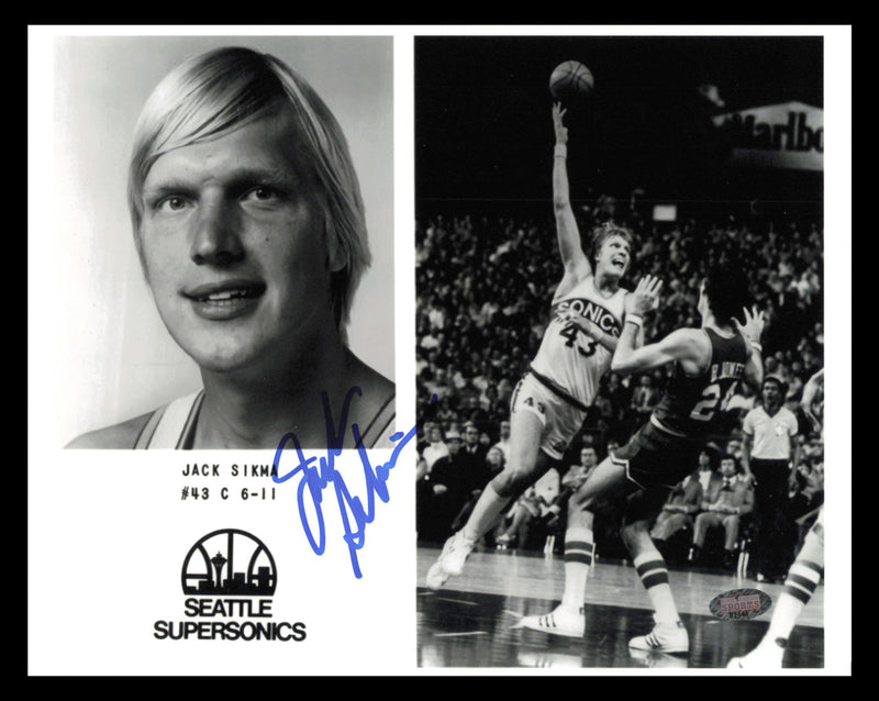 Jack Sikma Autographed 8x10 Photo Seattle Supersonics MCS Holo #87445