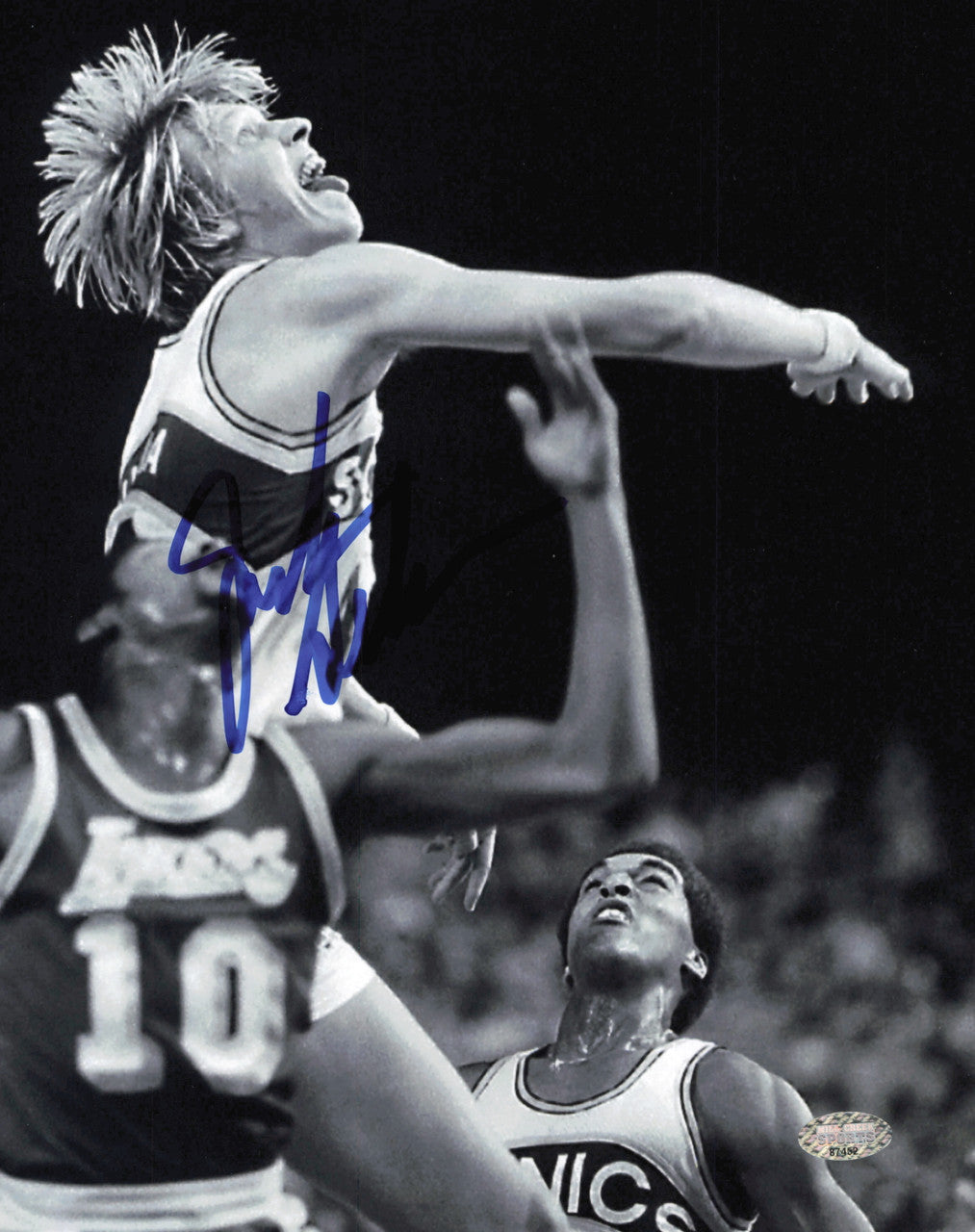 Jack Sikma Autographed 8x10 Photo Seattle Supersonics MCS Holo #87452