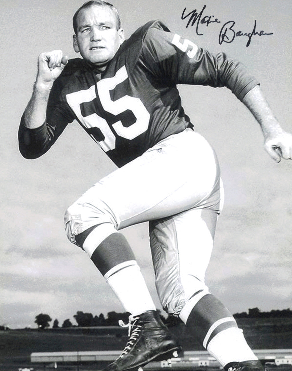 Maxie Baughn Autographed 8x10 Photo Los Angeles Rams SKU #244685