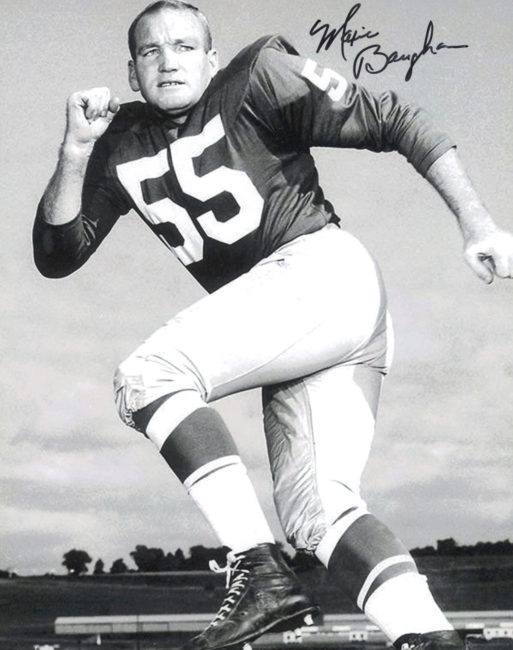 Maxie Baughn Autographed 8x10 Photo Los Angeles Rams SKU #244686
