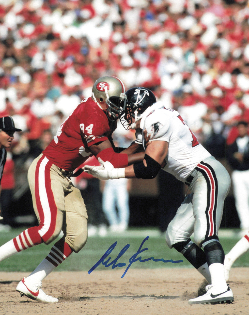 Mike Kenn Autographed 8x10 Photo Atlanta Falcons SKU #244720