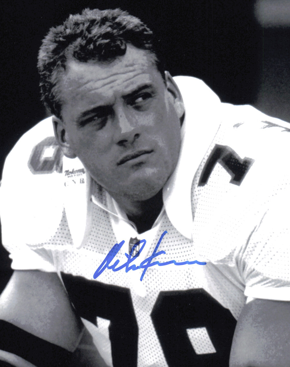 Mike Kenn Autographed 8x10 Photo Atlanta Falcons SKU #244724
