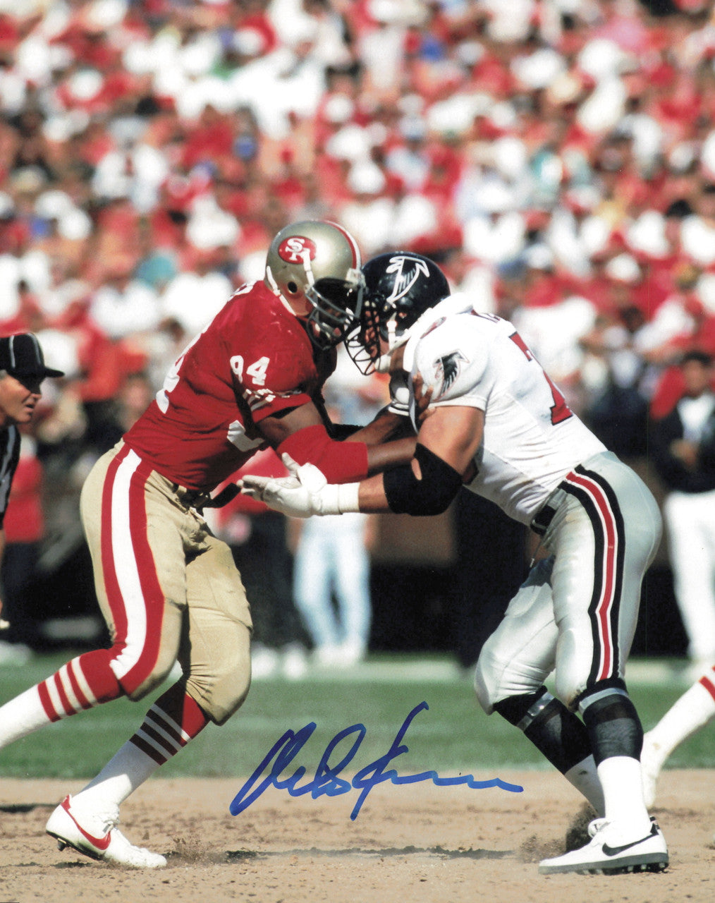 Mike Kenn Autographed 8x10 Photo Atlanta Falcons SKU #244726
