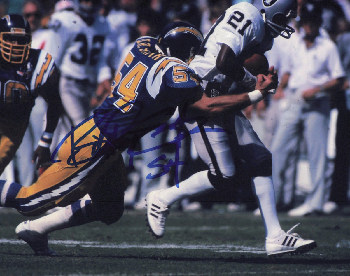 Billy Ray Smith Autographed 8x10 Photo San Diego Chargers SKU #244732