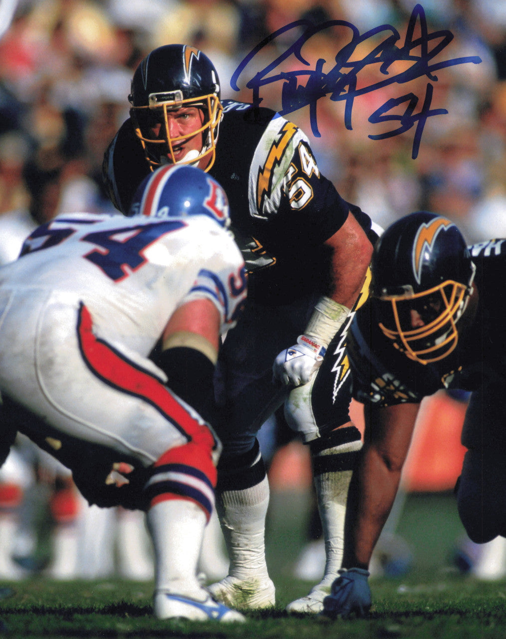 Billy Ray Smith Autographed 8x10 Photo San Diego Chargers SKU #244735