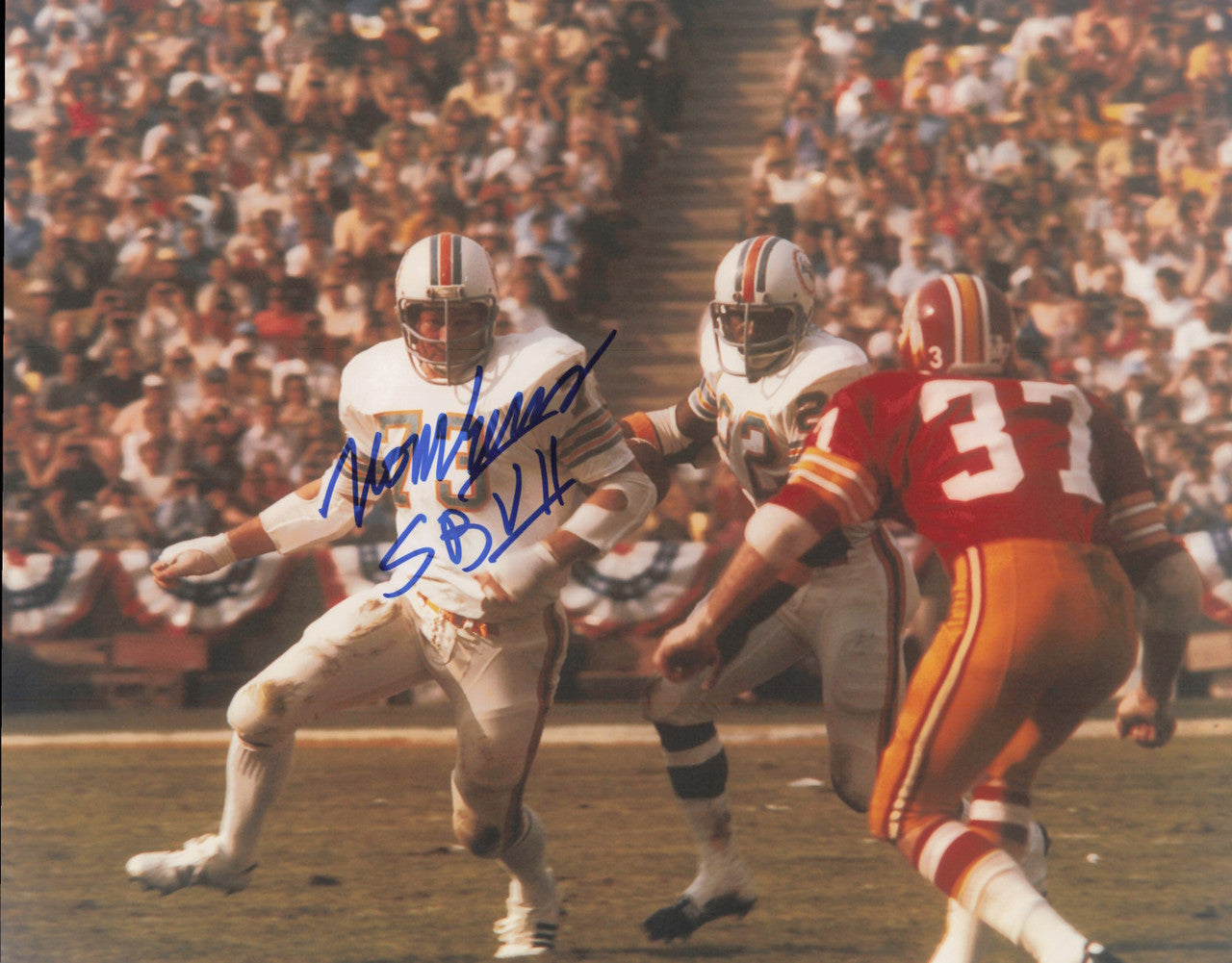 Norm Evans Autographed 8x10 Photo Miami Dolphins SKU #244736