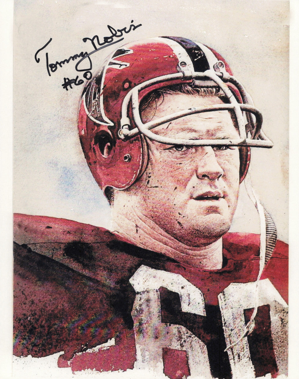 Tommy Nobis Autographed 8x10 Photo Atlanta Falcons SKU #244764