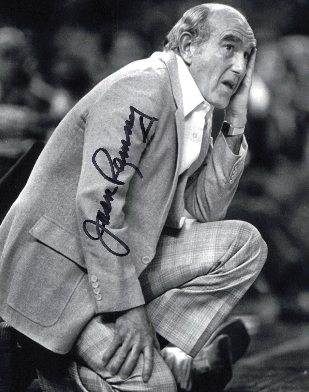 Jack Ramsay Autographed 8x10 Photo Portland Trail Blazers SKU #244799