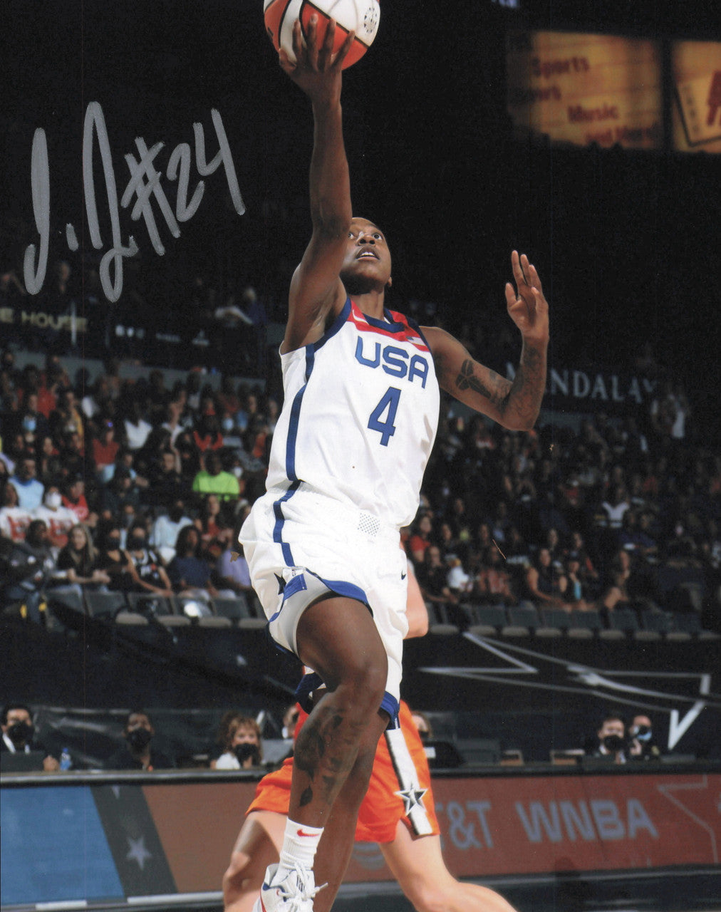 Jewell Loyd Autographed 8x10 Photo Team USA Women's National Basketball Team SKU #244827