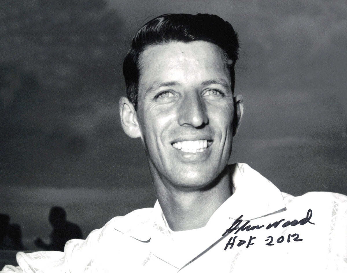 Glen Wood Autographed 8x10 Photo Nascar "HOF 2012" SKU #244849