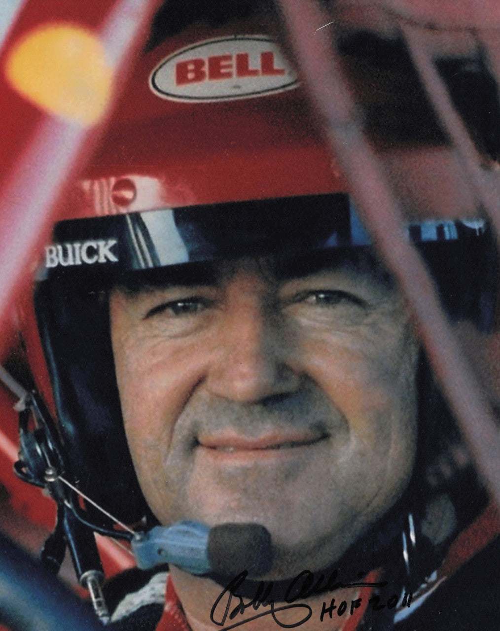 Bobby Allison Autographed 8x10 Photo Nascar "HOF 2011" SKU #244864