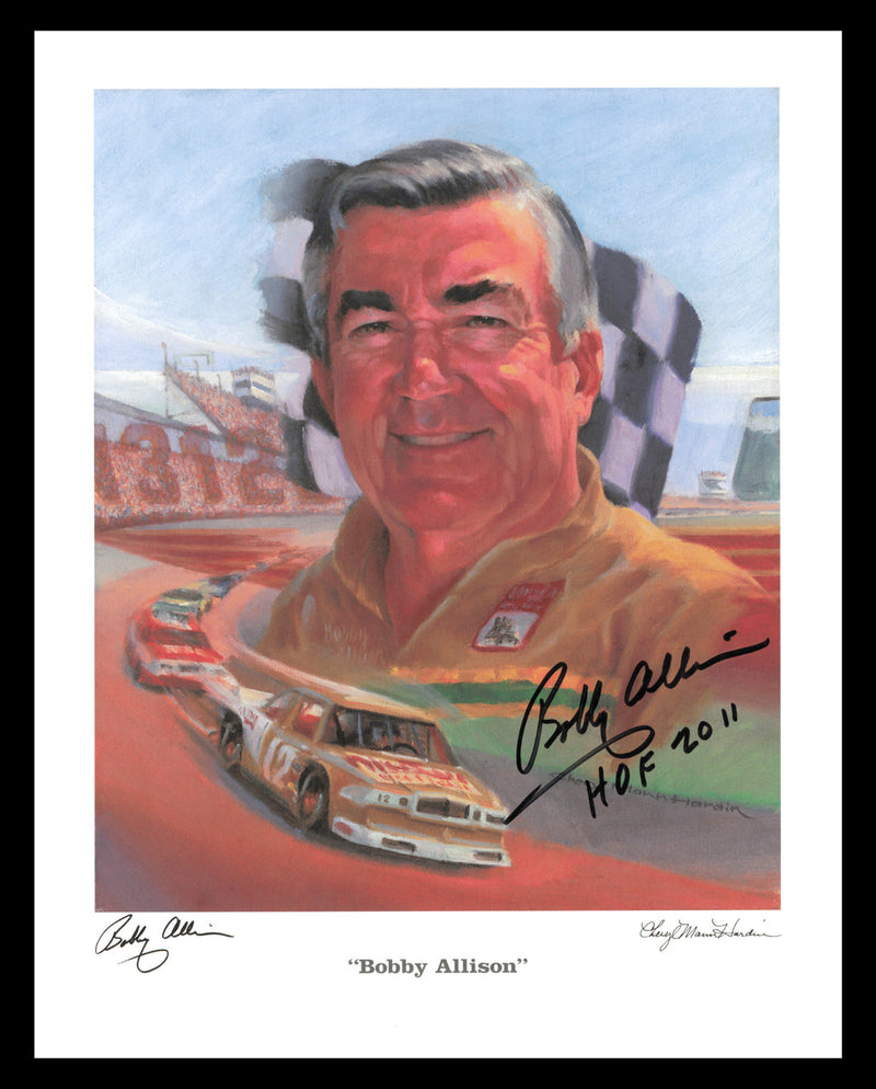 Bobby Allison Autographed 8x10 Photo Nascar "HOF 2011" SKU #244868