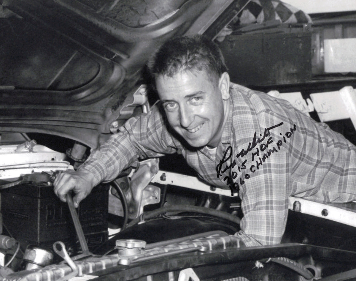 Rex White Autographed 8x10 Photo Nascar SKU #244889