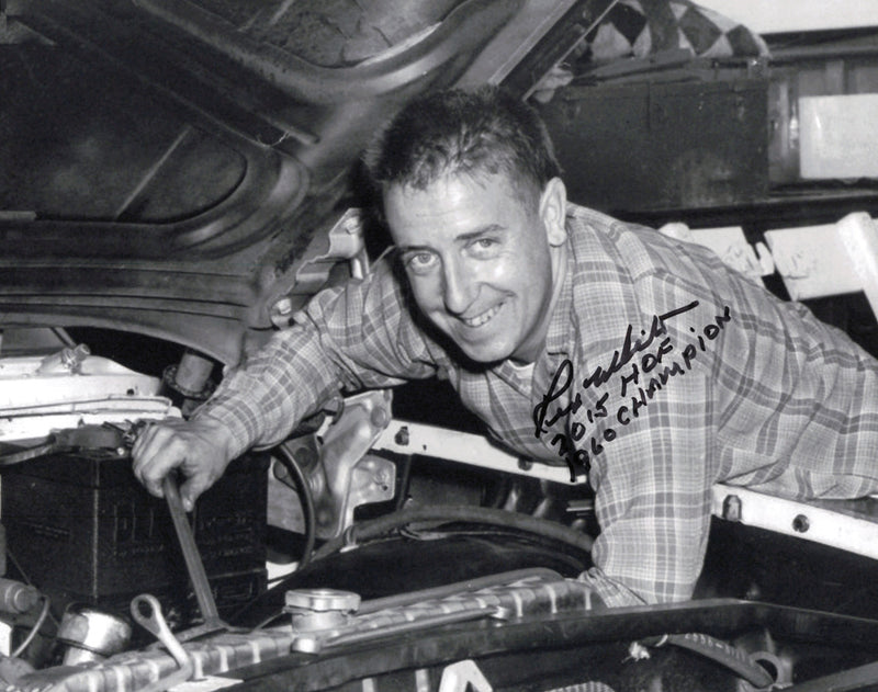 Rex White Autographed 8x10 Photo Nascar SKU #244889