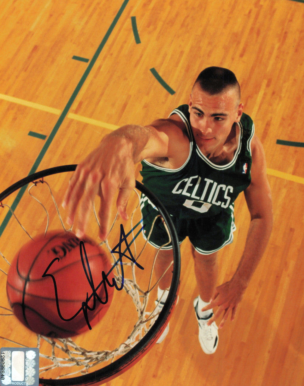 Eric Montross Autographed 8x10 Photo Boston Celtics SKU #244900