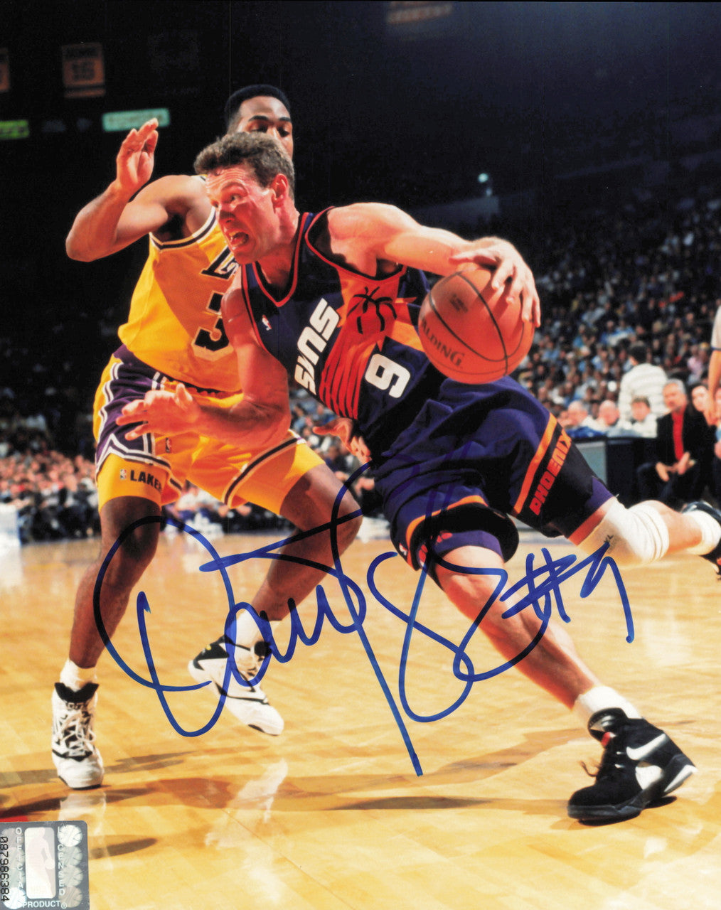 Dan Majerle Autographed 8x10 Photo Phoenix Suns SKU #244901