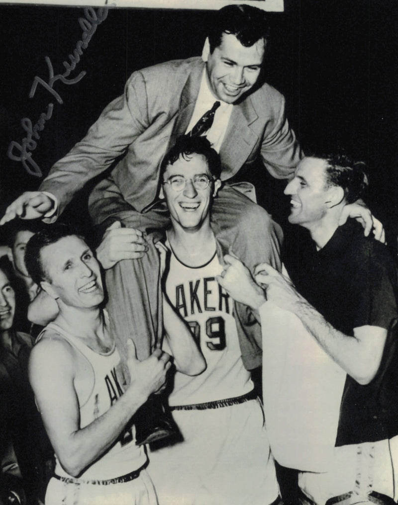 John Kundla Autographed 8x10 Photo Minneapolis Lakers SKU #244915