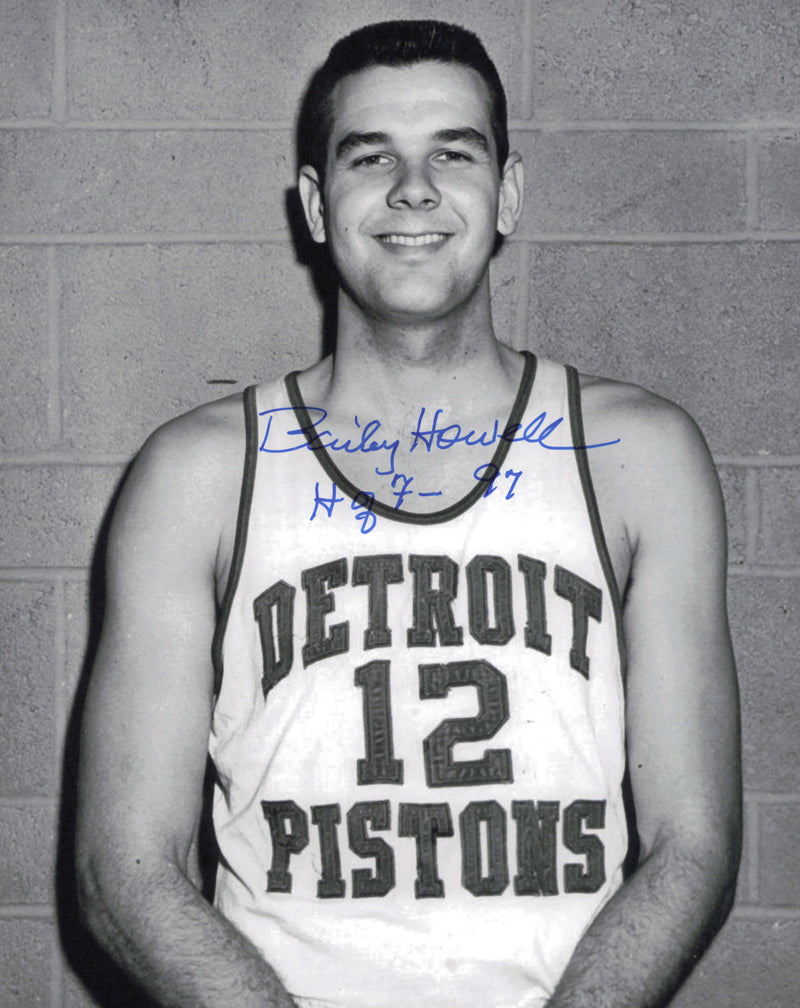 Bailey Howell Autographed 8x10 Photo Detroit Pistons SKU #244916