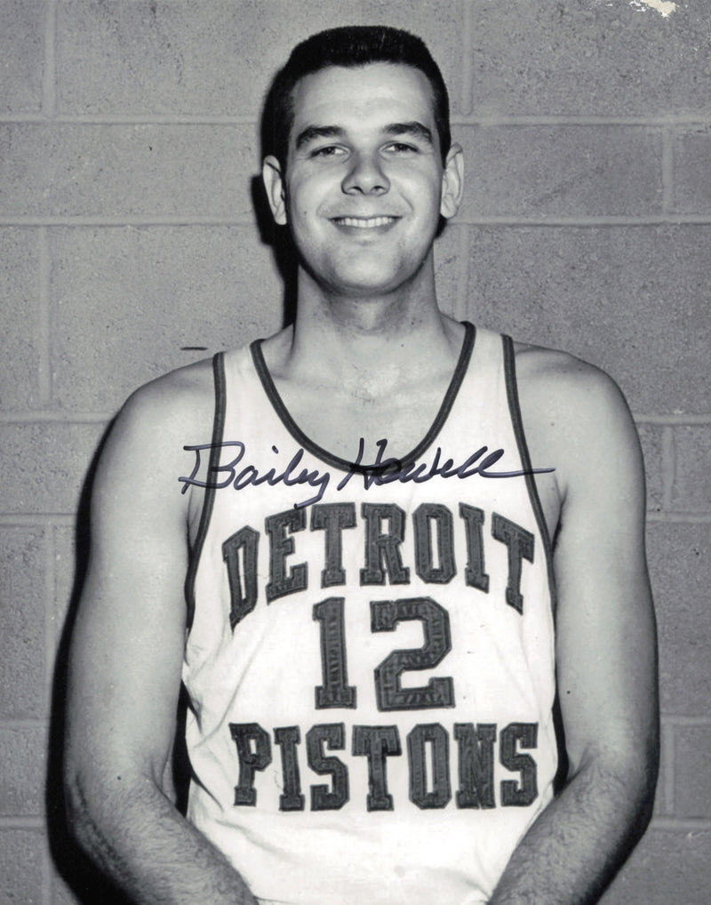 Bailey Howell Autographed 8x10 Photo Detroit Pistons SKU #244917