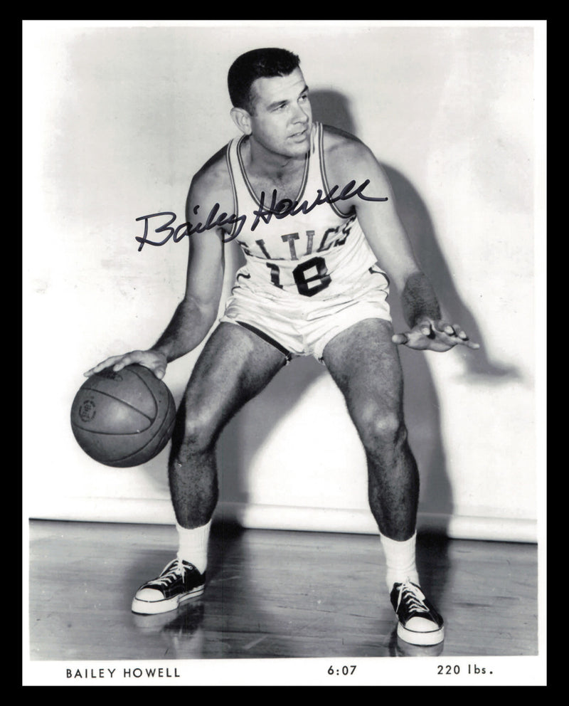 Bailey Howell Autographed 8x10 Photo Boston Celtics SKU #244920