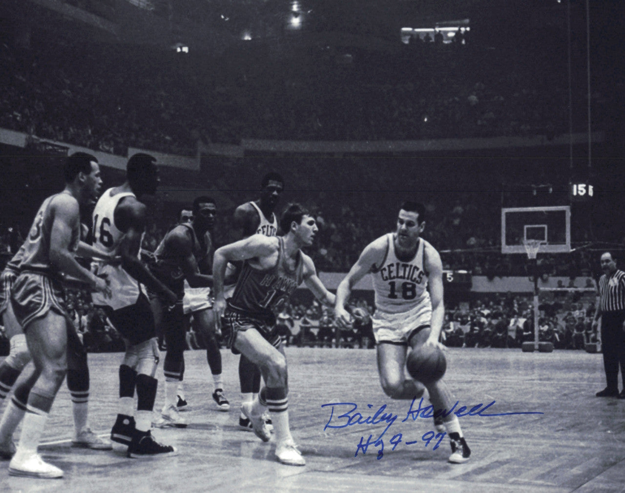 Bailey Howell Autographed 8x10 Photo Boston Celtics SKU #244921