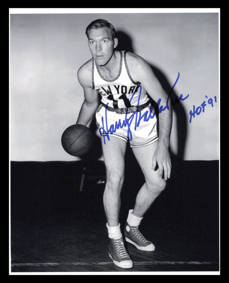 Harry Gallatin Autographed 8x10 Photo New York Knicks SKU #244931