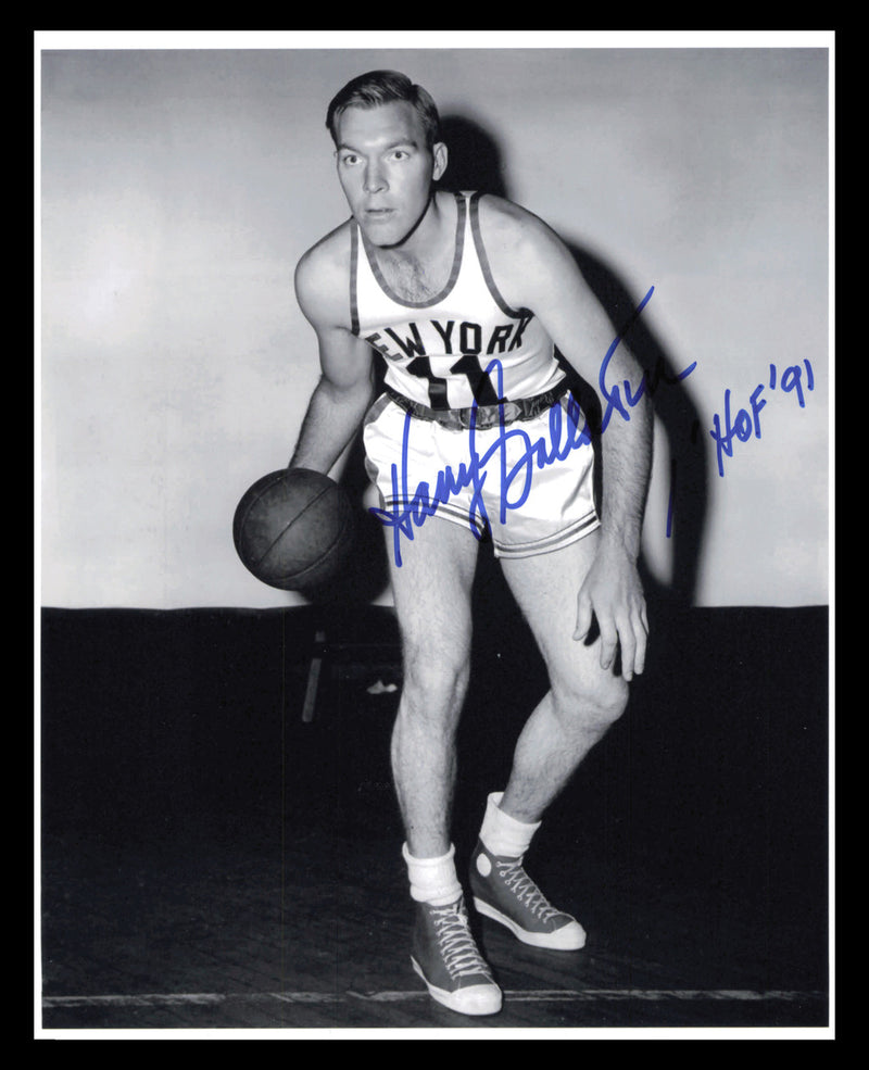 Harry Gallatin Autographed 8x10 Photo New York Knicks SKU #244932