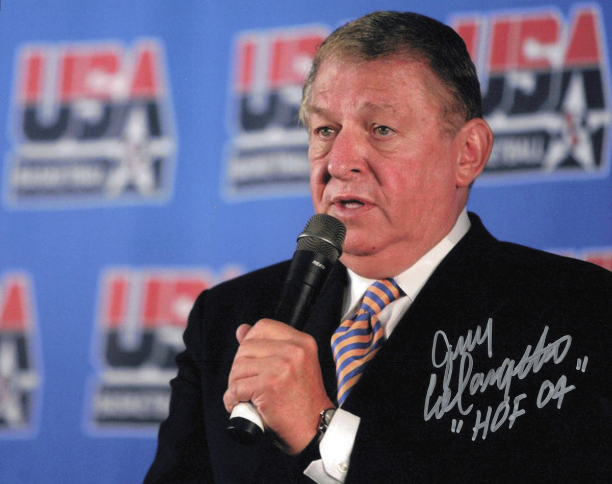 Jerry Colangelo Autographed 8x10 Photo Team USA Men's National Basketball Team "HOF 04" SKU #244950