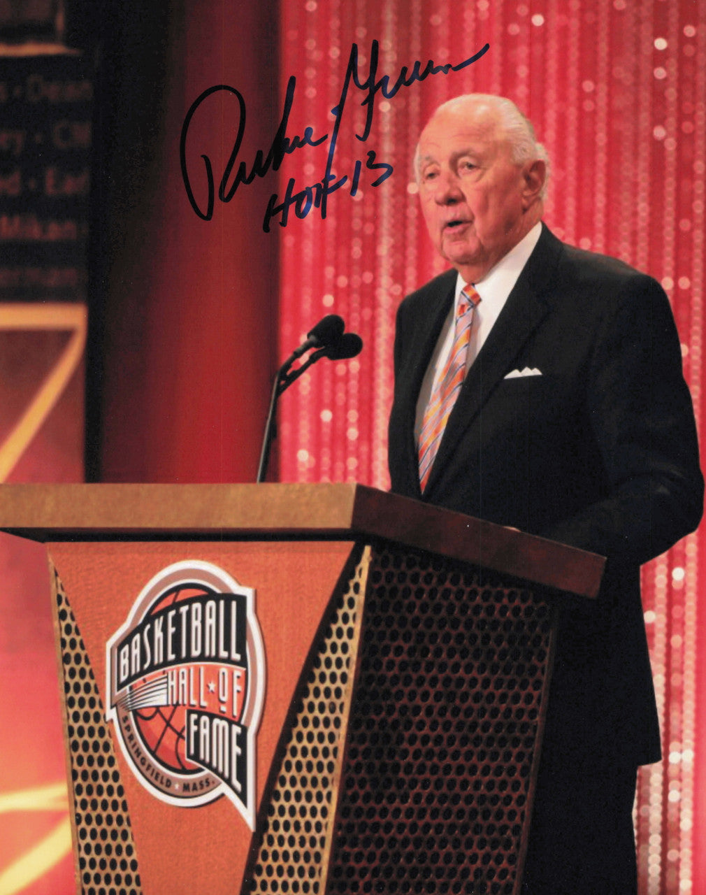 Richie Guerin Autographed 8x10 Photo Atlanta Hawks "HOF 13" SKU #244954
