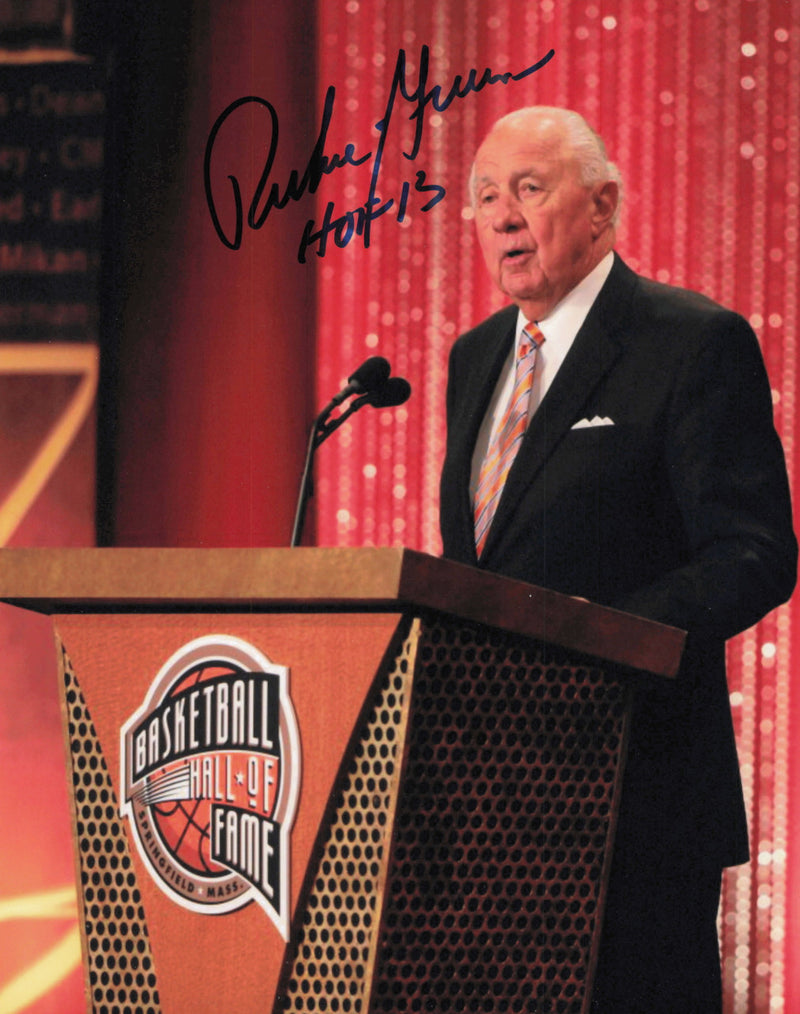 Richie Guerin Autographed 8x10 Photo Atlanta Hawks "HOF 13" SKU #244954