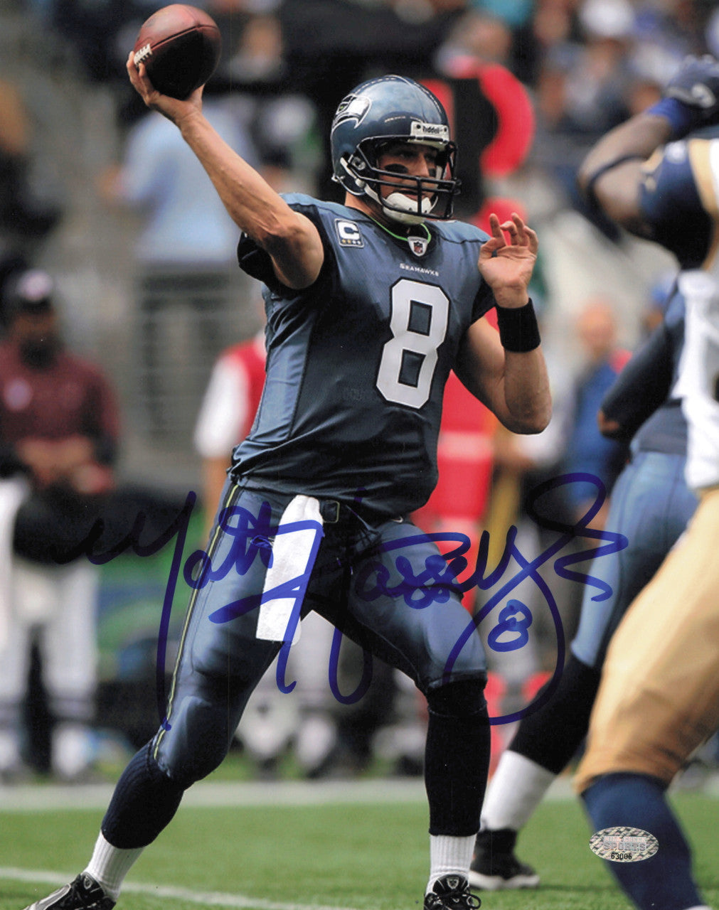 Matt Hasselbeck Autographed 8x10 Photo Seattle Seahawks MCS Holo #63005