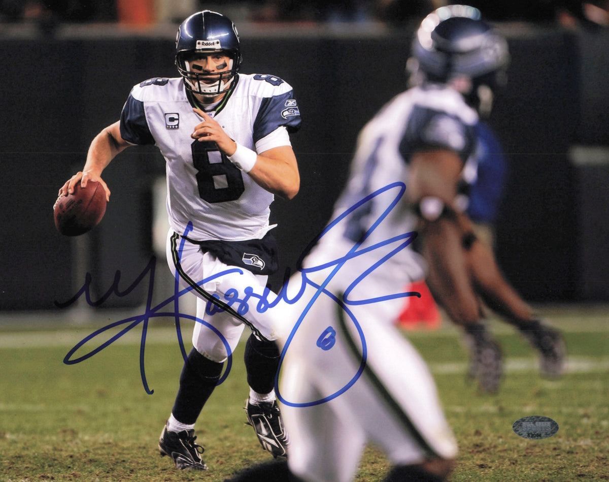 Matt Hasselbeck Autographed 8x10 Photo Seattle Seahawks MCS Holo #63006