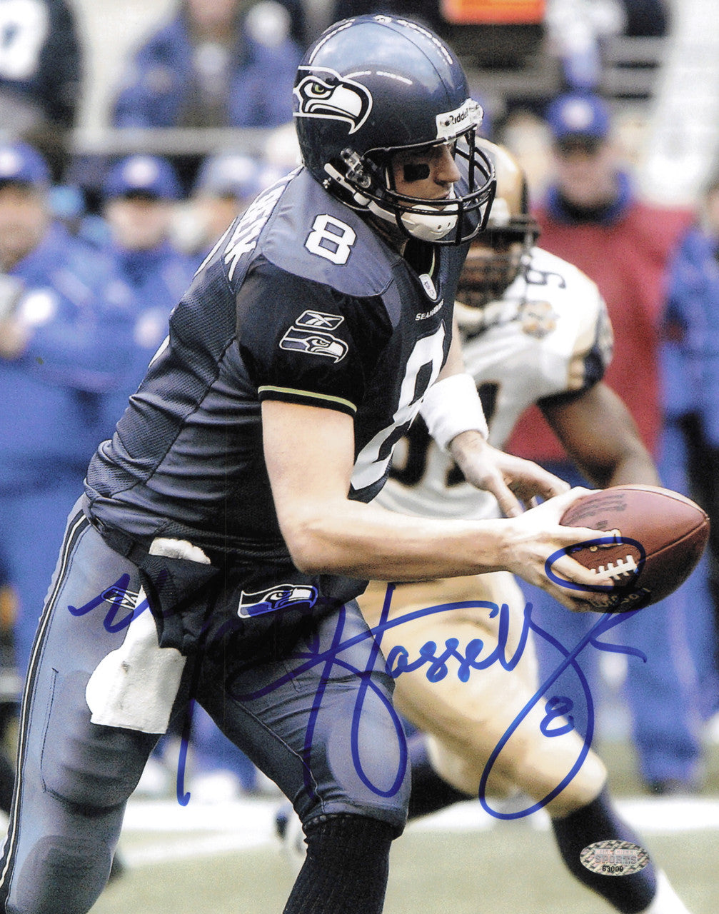 Matt Hasselbeck Autographed 8x10 Photo Seattle Seahawks MCS Holo #63009