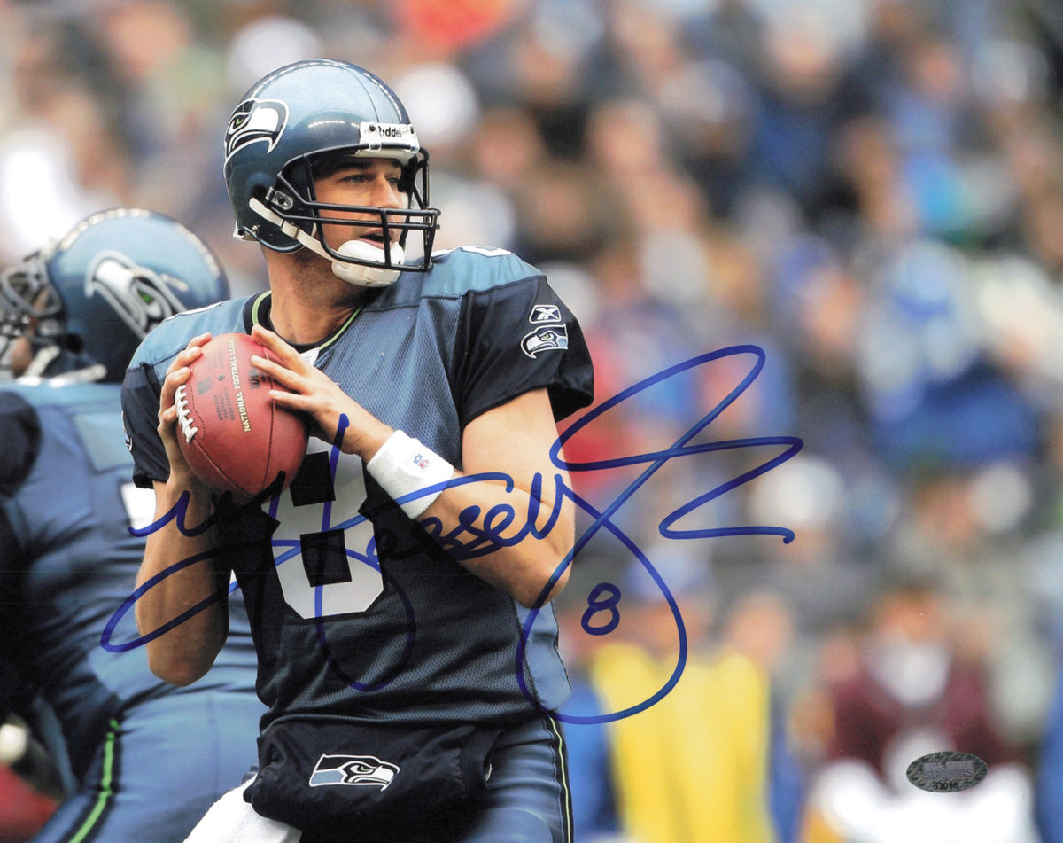 Matt Hasselbeck Autographed 8x10 Photo Seattle Seahawks MCS Holo #63010