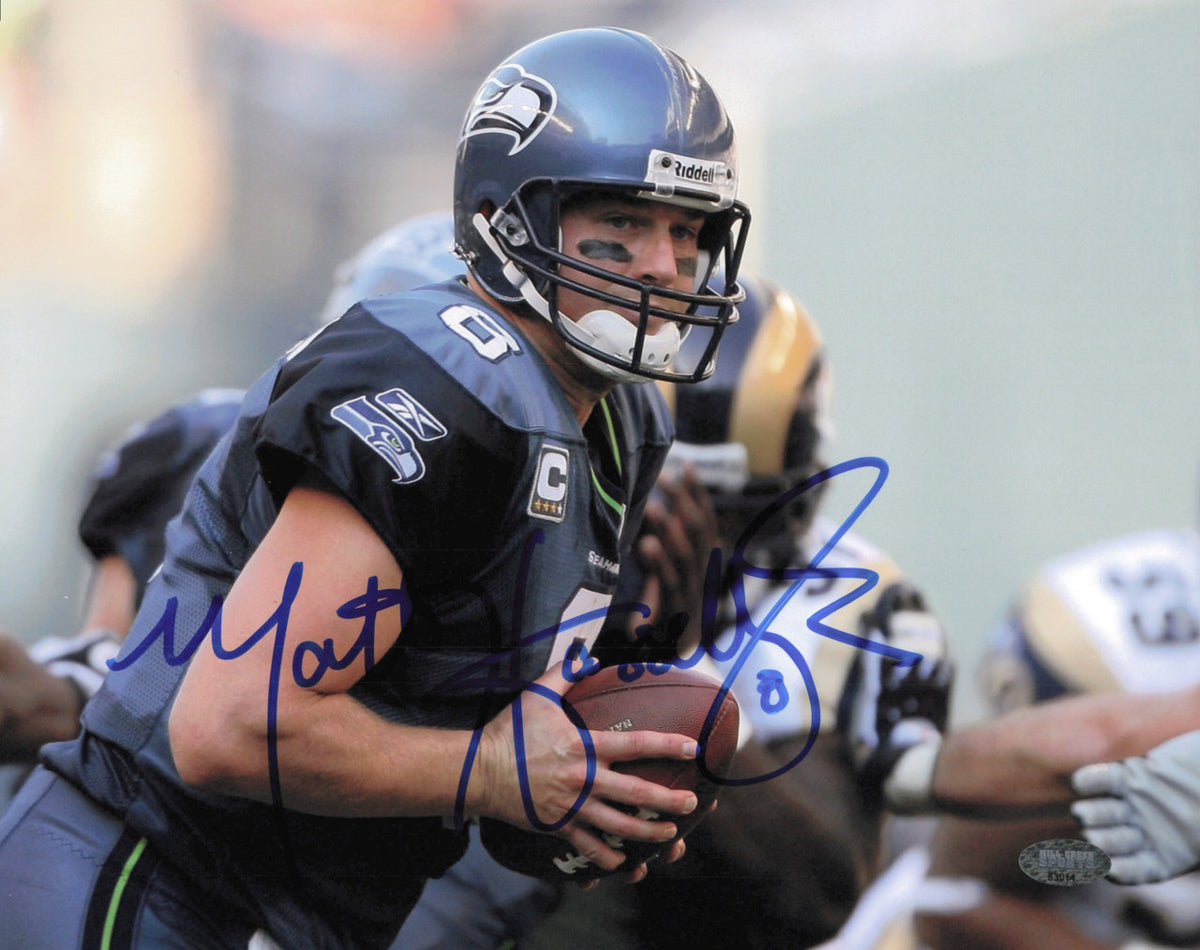 Matt Hasselbeck Autographed 8x10 Photo Seattle Seahawks MCS Holo #63014