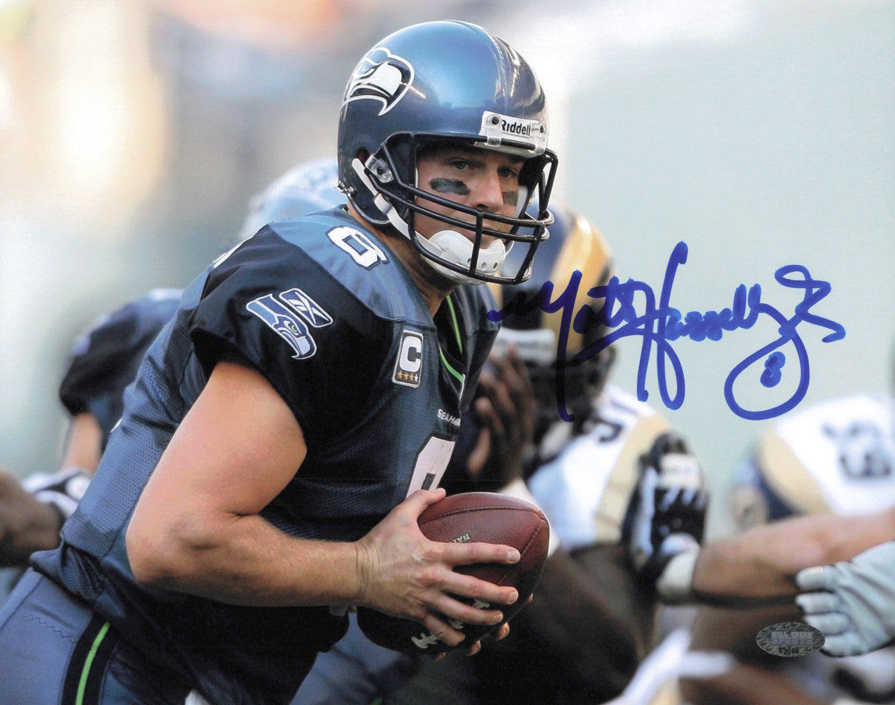 Matt Hasselbeck Autographed 8x10 Photo Seattle Seahawks MCS Holo #63028