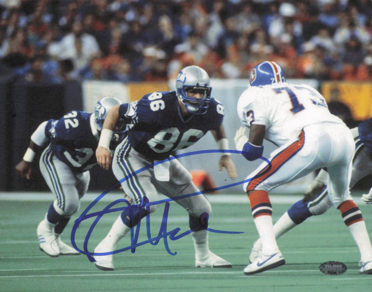 Mike Tice Autographed 8x10 Photo Seattle Seahawks MCS Holo #63050