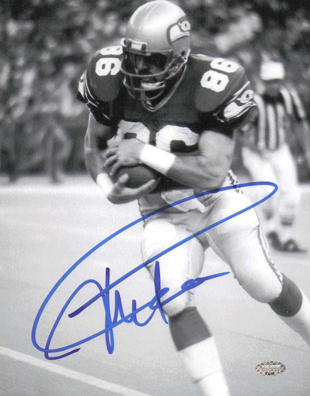 Mike Tice Autographed 8x10 Photo Seattle Seahawks MCS Holo #63053