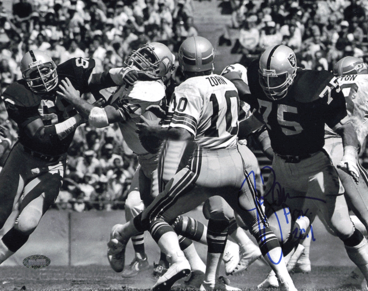 Jim Zorn Autographed 8x10 Photo Seattle Seahawks MCS Holo #63066