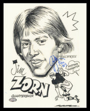Jim Zorn Autographed 8x10 Photo Seattle Seahawks MCS Holo #63067