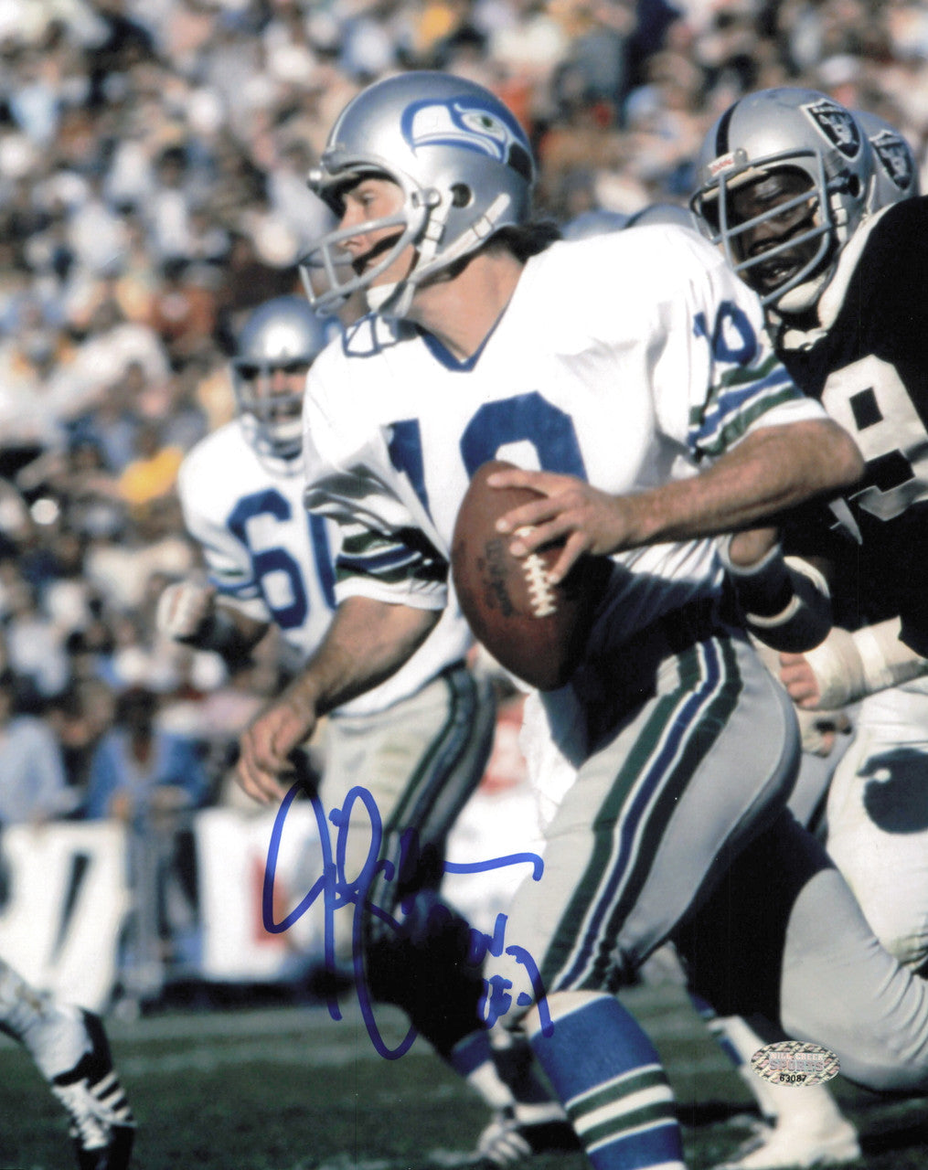 Jim Zorn Autographed 8x10 Photo Seattle Seahawks MCS Holo #63087