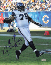 Red Bryant Autographed 8x10 Photo Seattle Seahawks MCS Holo #63118