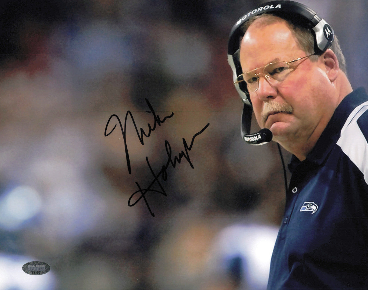 Mike Holmgren Autographed 8x10 Photo Seattle Seahawks MCS Holo #63175