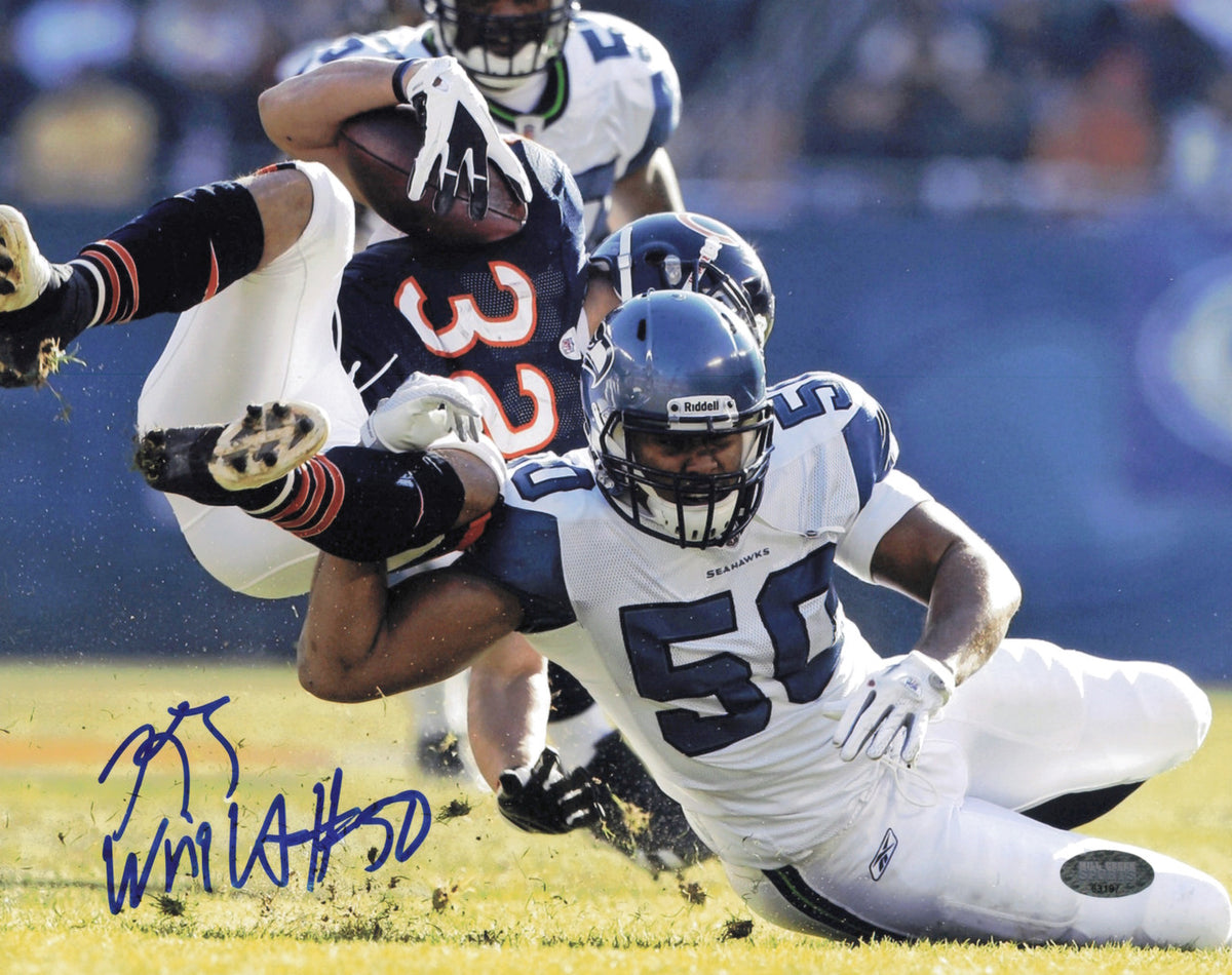 KJ K.J. Wright Autographed 8x10 Photo Seattle Seahawks MCS Holo #63197