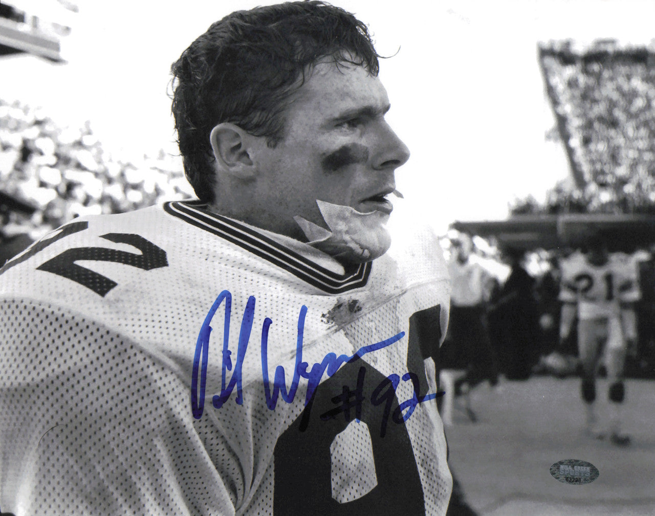 Dave Wyman Autographed 8x10 Photo Seattle Seahawks MCS Holo #63223