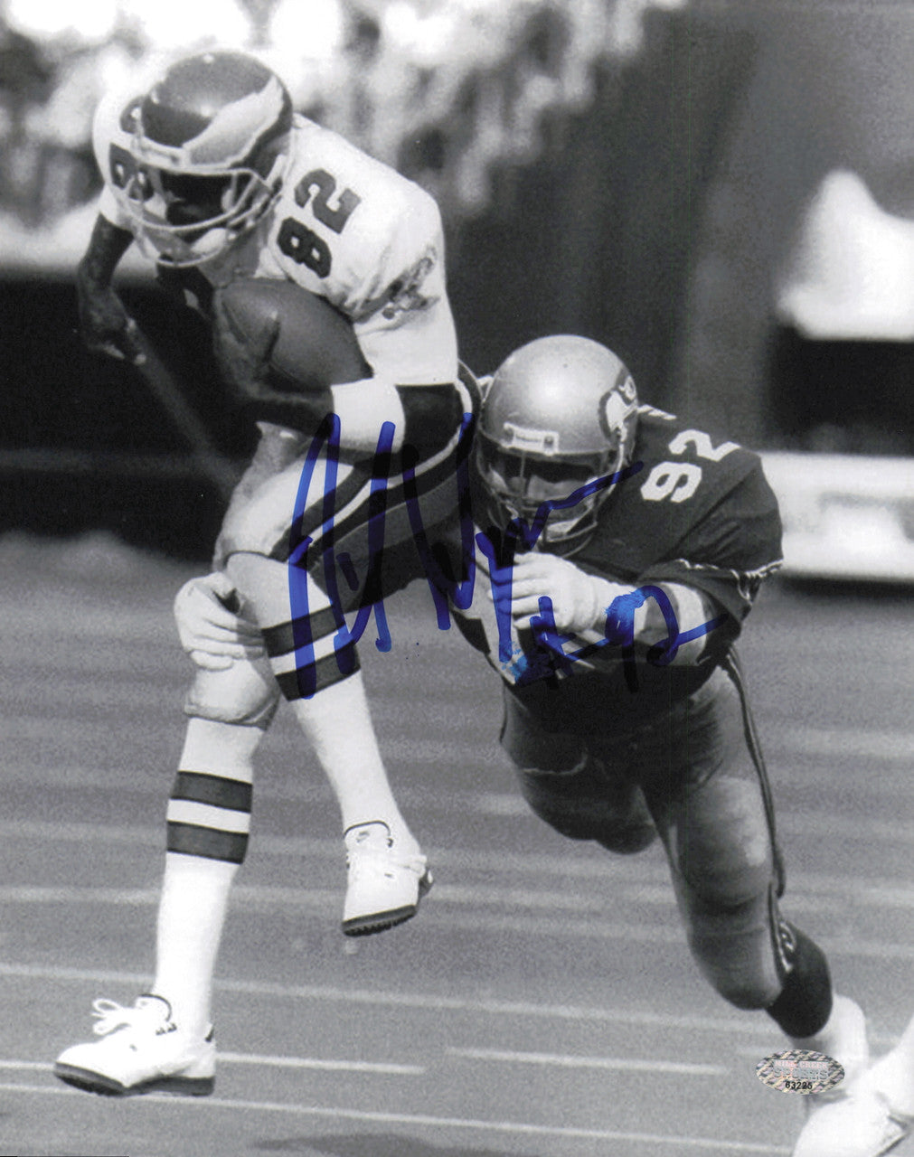 Dave Wyman Autographed 8x10 Photo Seattle Seahawks MCS Holo #63225
