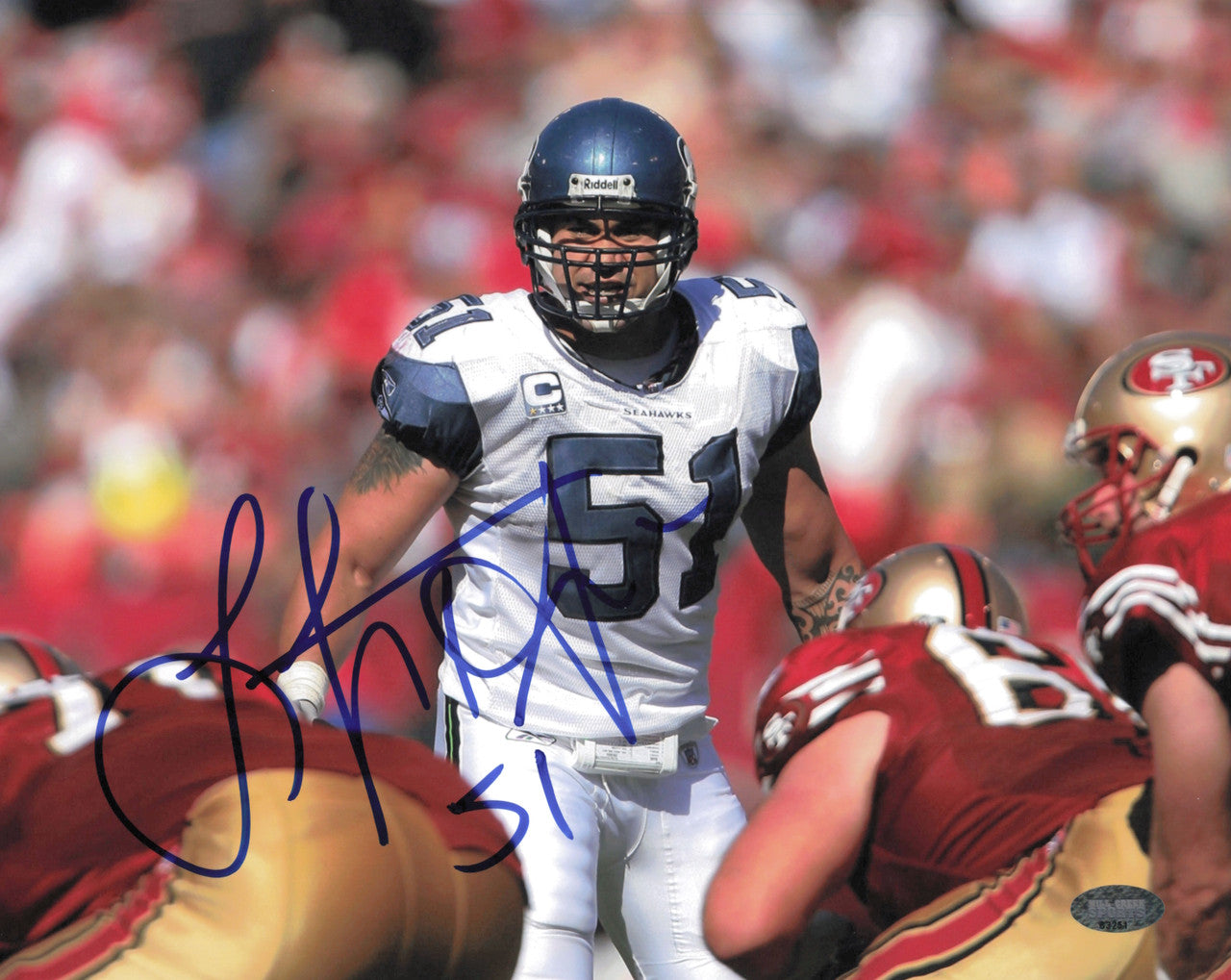 Lofa Tatupa Autographed 8x10 Photo Seattle Seahawks MCS Holo #63251