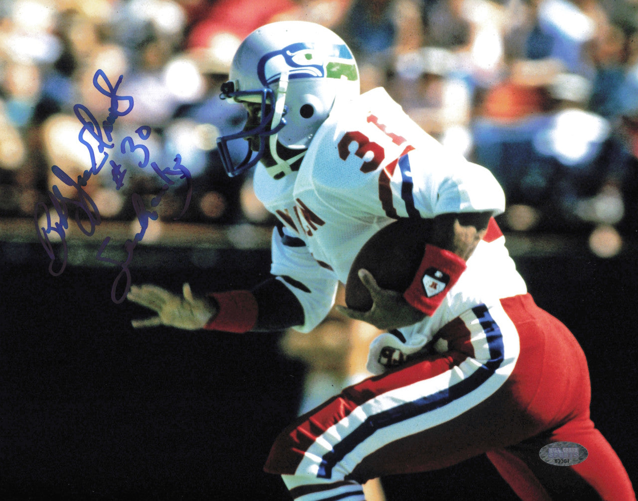 Bobby Joe Edmonds Autographed 8x10 Photo Seattle Seahawks MCS Holo #63301